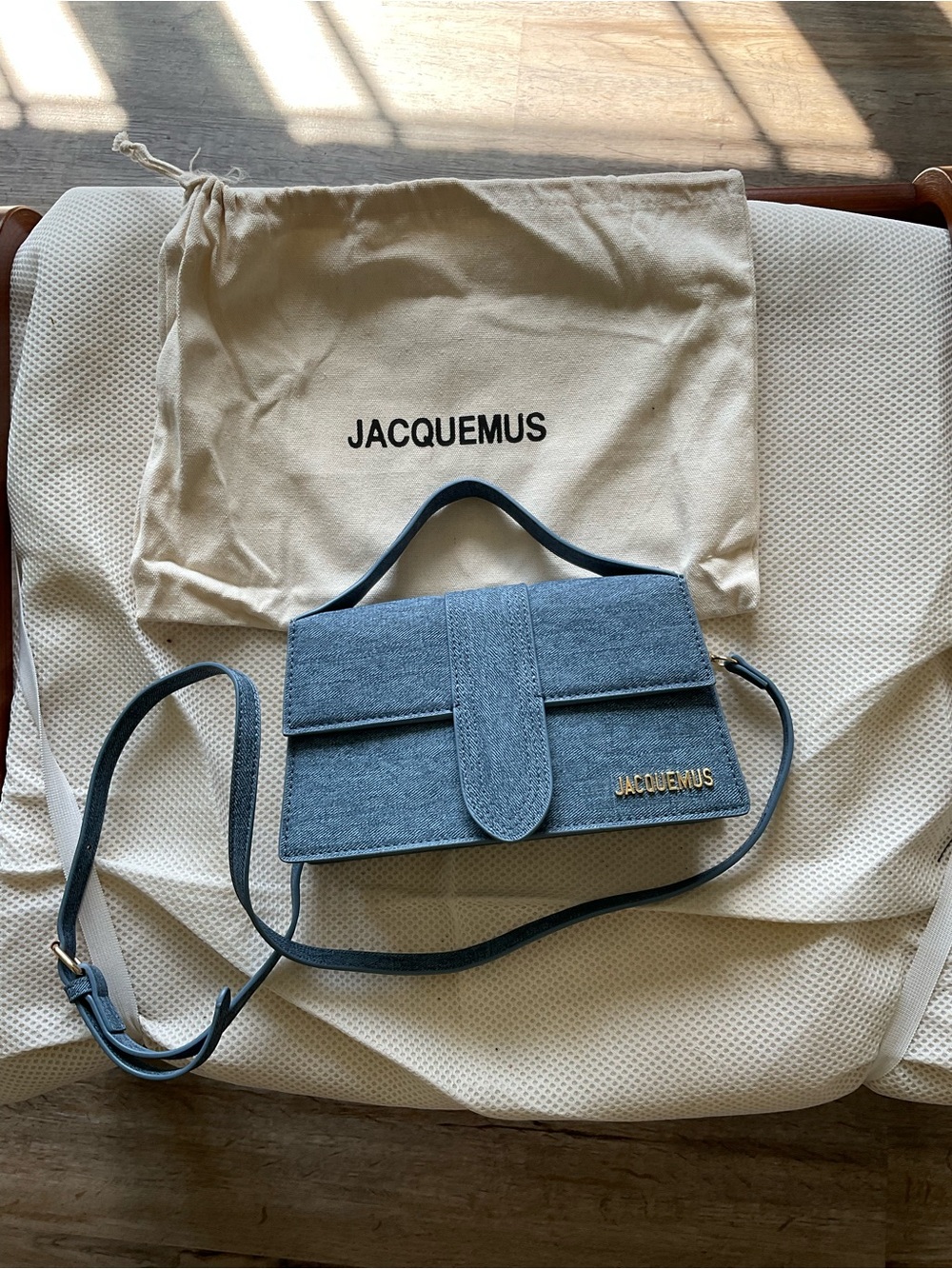 Jacquemus Denim Blue Shoulder Bag - Picture 2 of 6